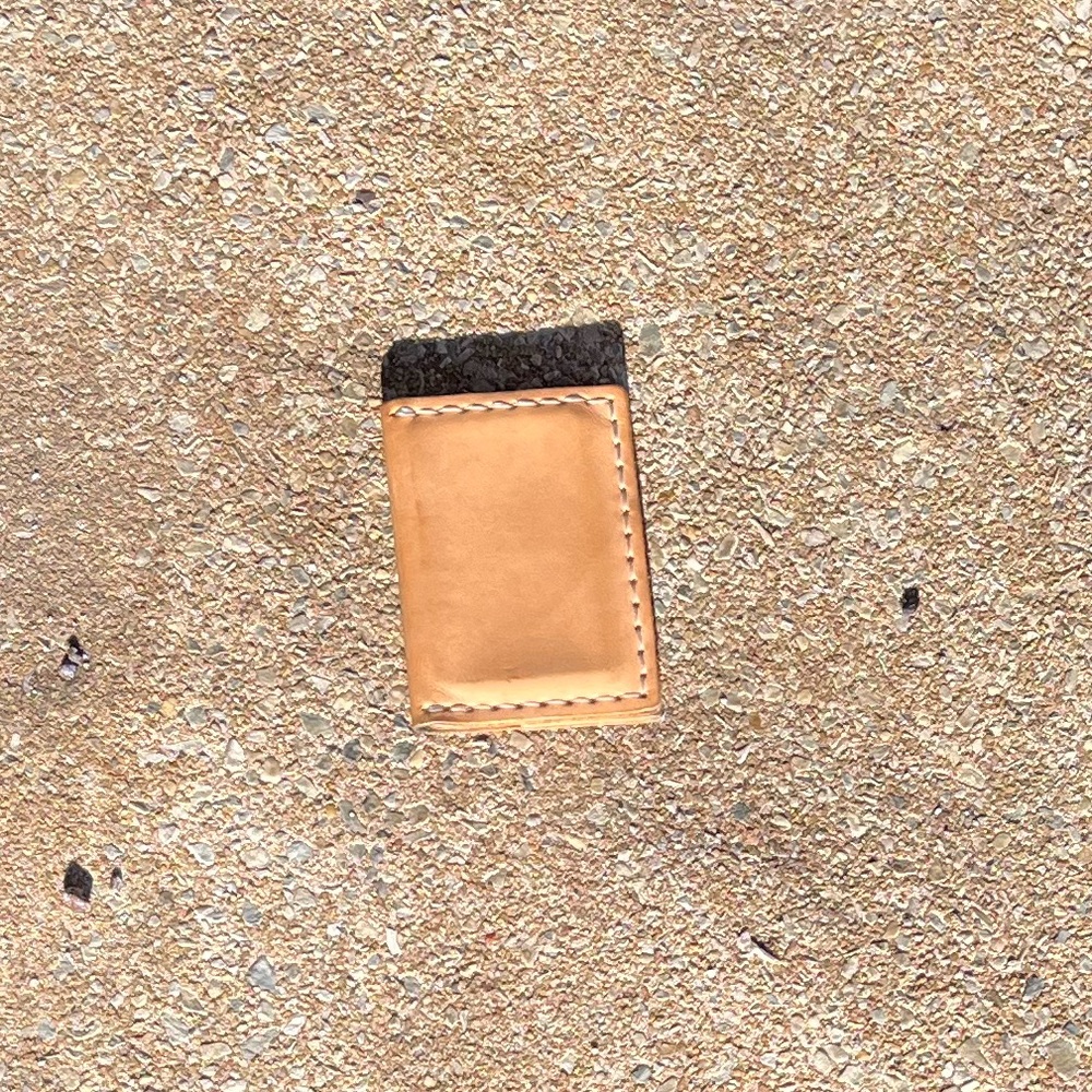 Craft & Lore Insider Wallet -- Natural Veg Tan